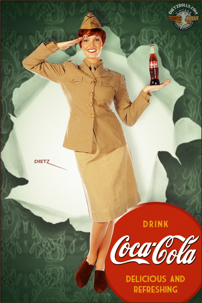 Ww2 And Coca Cola Posters Pinup Style Small Scale Military Headquarters