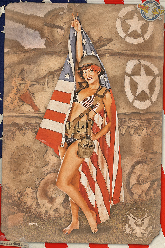 Ww2 And Coca Cola Posters Pinup Style Small Scale Military Headquarters