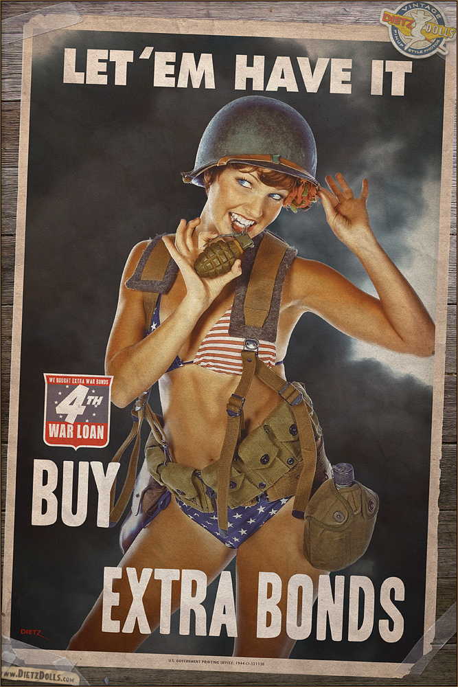 Ww2 And Coca Cola Posters Pinup Style Small Scale Military Headquarters