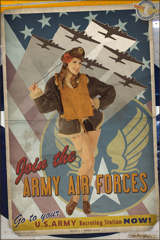 Ww2 And Coca Cola Posters Pinup Style Small Scale Military Headquarters