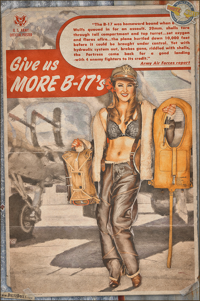 Ww2 And Coca Cola Posters Pinup Style Small Scale Military Headquarters