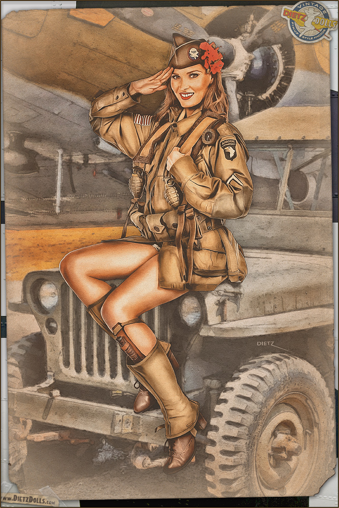 Ww2 And Coca Cola Posters Pinup Style Small Scale Military Headquarters